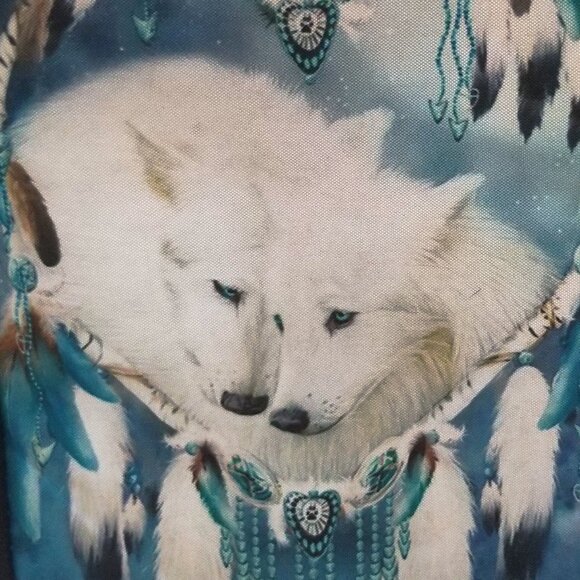 Kids' 3-piece Backpack set, White Wolves Dreamcatcher picture, EUC - Picture 15 of 15